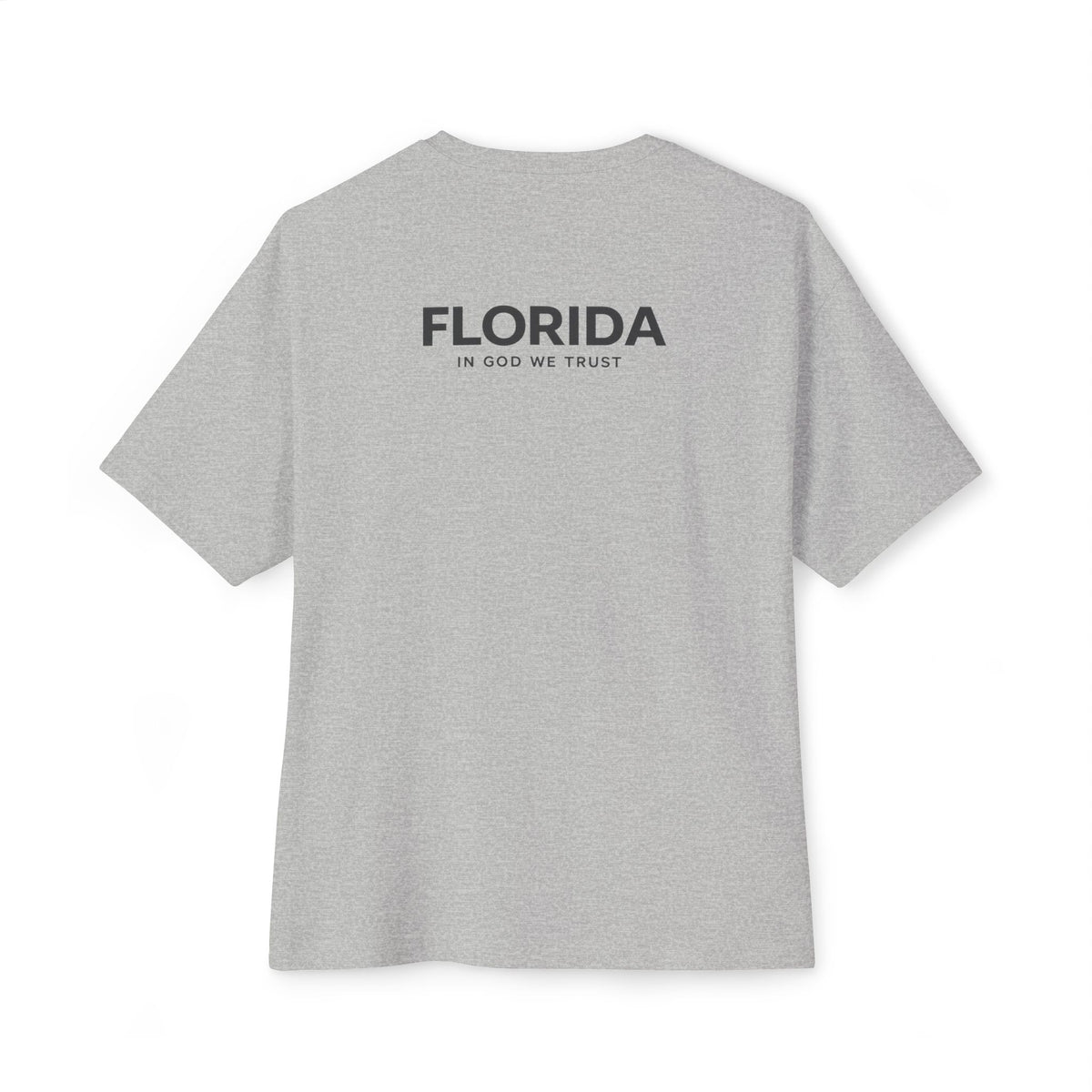 Florida All State In God We Trust Unisex Casual Oversized Boxy Tee