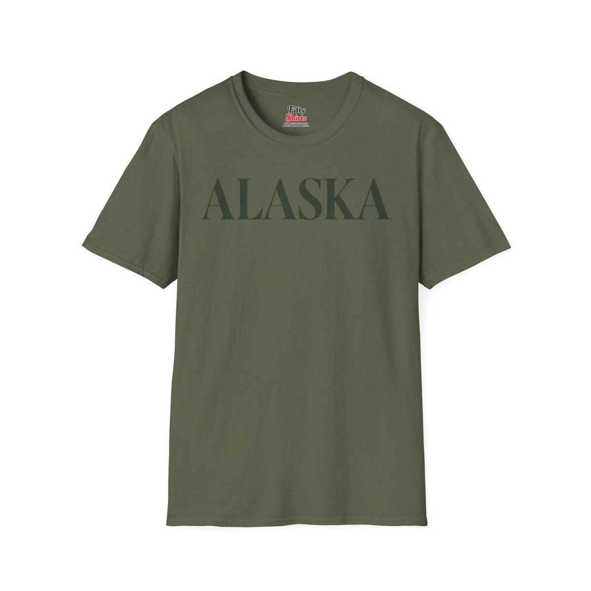 Alaska Heritage Unisex Softstyle T Shirt State Name Graphic Tee