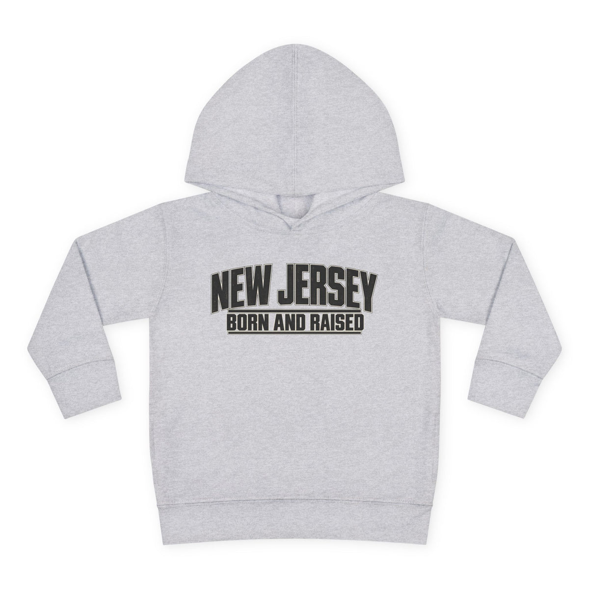 New Jersey Born and Raised Modern Streetwear Unisex Toddler Pullover Fleece Hoodie