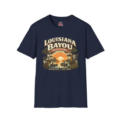 Louisiana Bayou Outfitters Unisex Softstyle T Shirt State Pride Graphic Tee Collections FS03