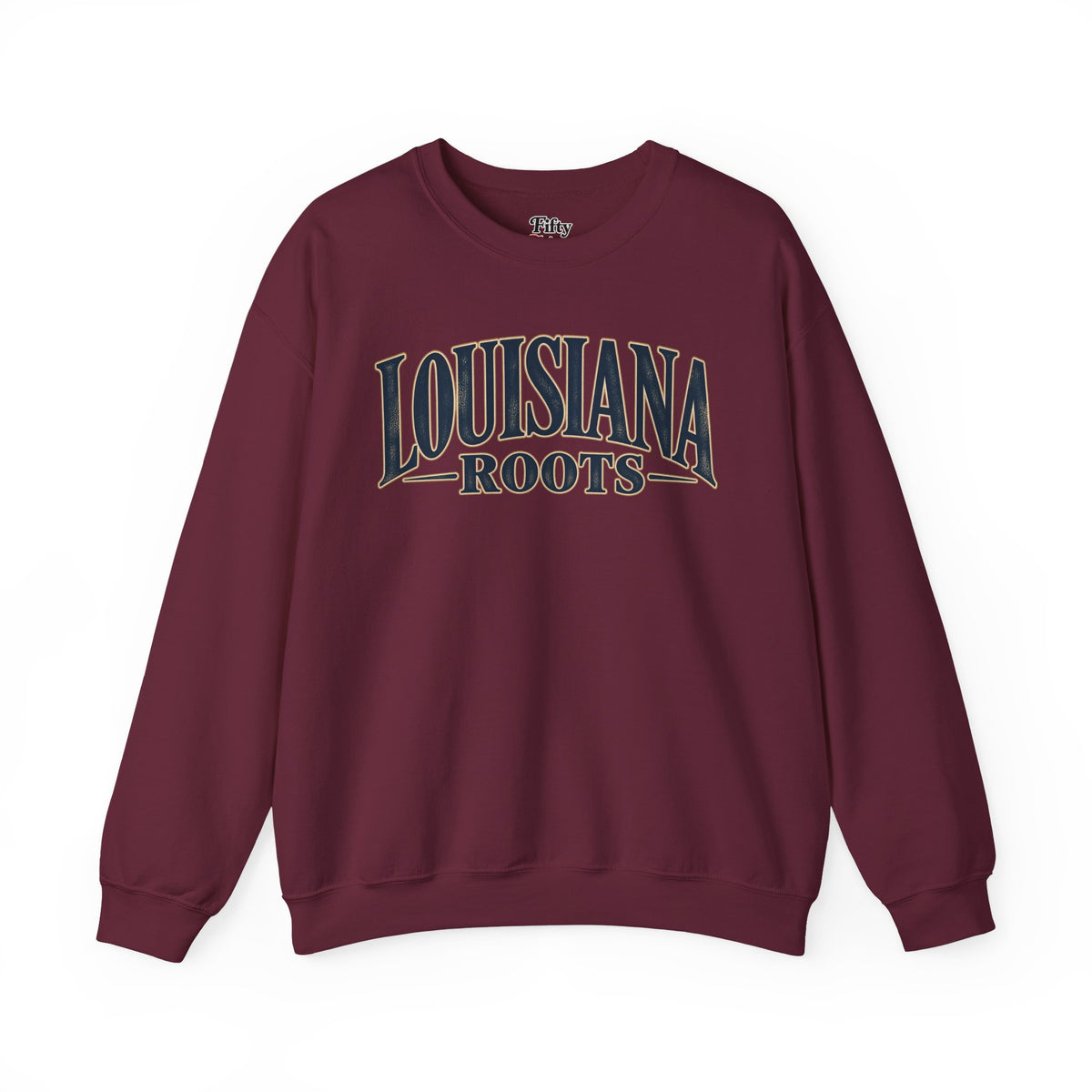 Louisiana Roots Unisex Crewneck Sweatshirt State Name Graphic