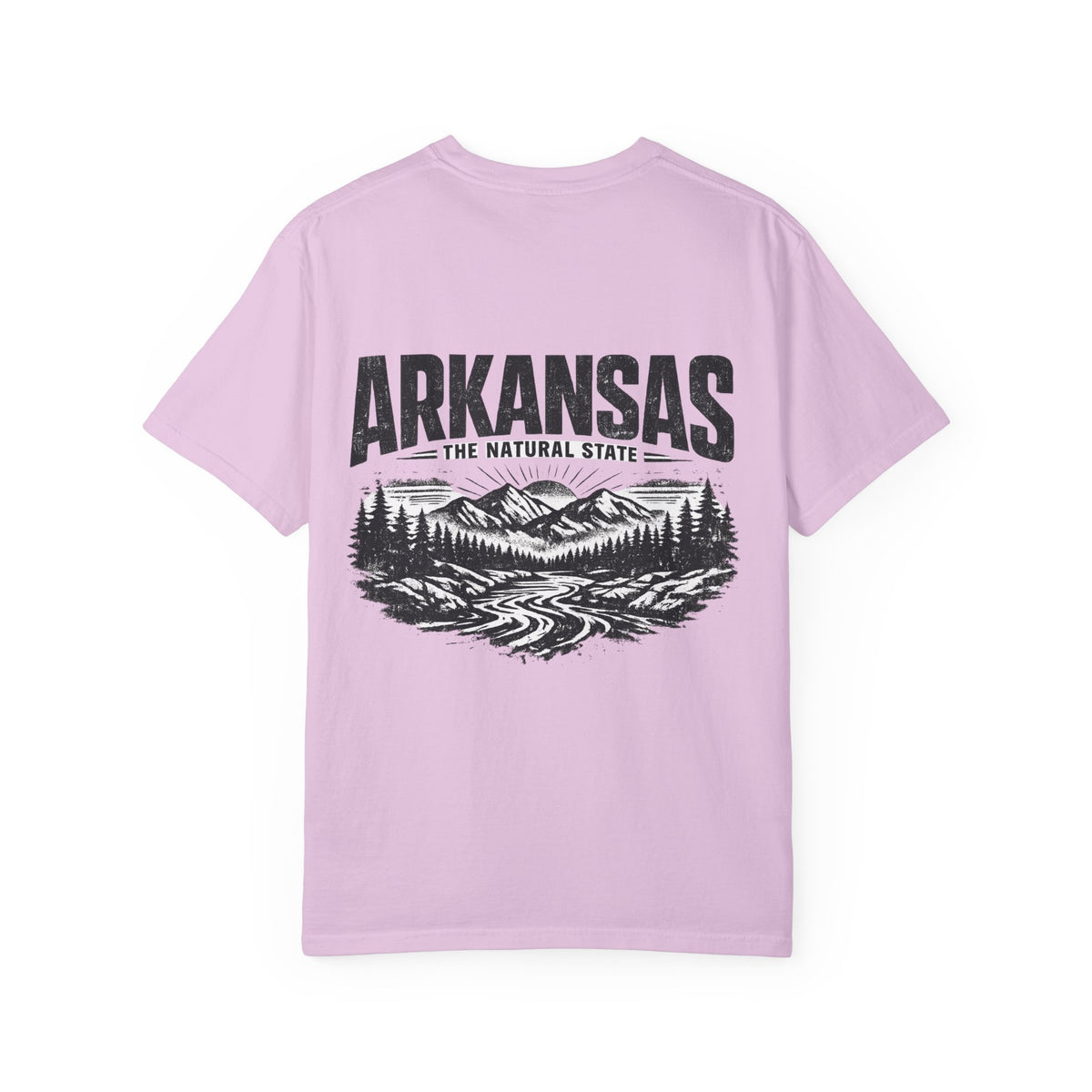 Arkansas Natural State Streetwear Unisex Comfort Color 1717 Streetwear Graphic Tee