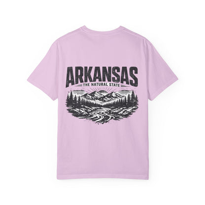 Arkansas Natural State Streetwear Unisex Comfort Color 1717 Streetwear Graphic Tee
