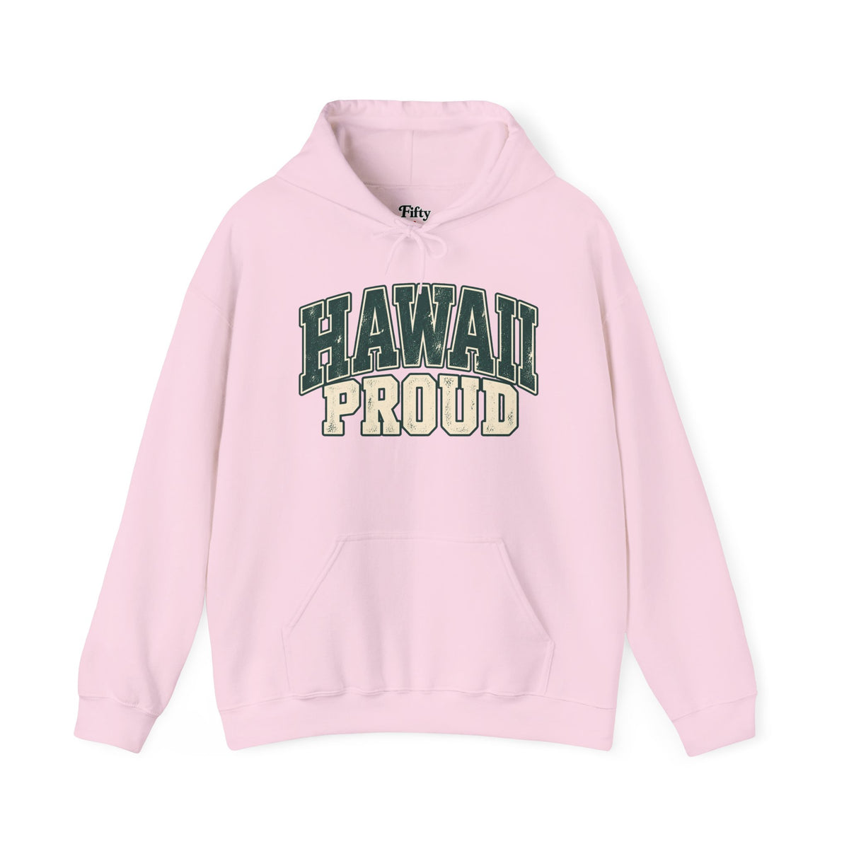 Hawaii Proud Unisex Hoodie State Name Graphic