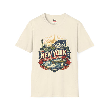 New York Pride Unisex Softstyle T Shirt State Pride Graphic Tee Collections FS03