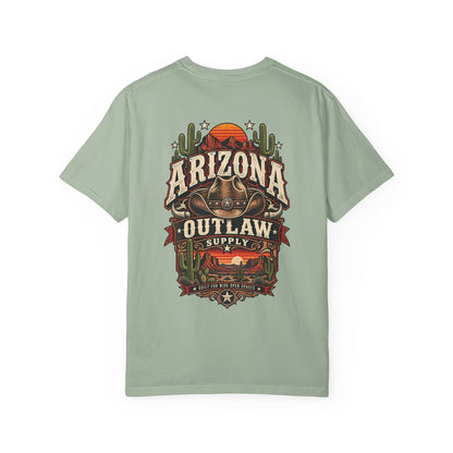 Arizona Outlaw Supply  Unisex Comfort Color 1717 Streetwear Graphic Tee