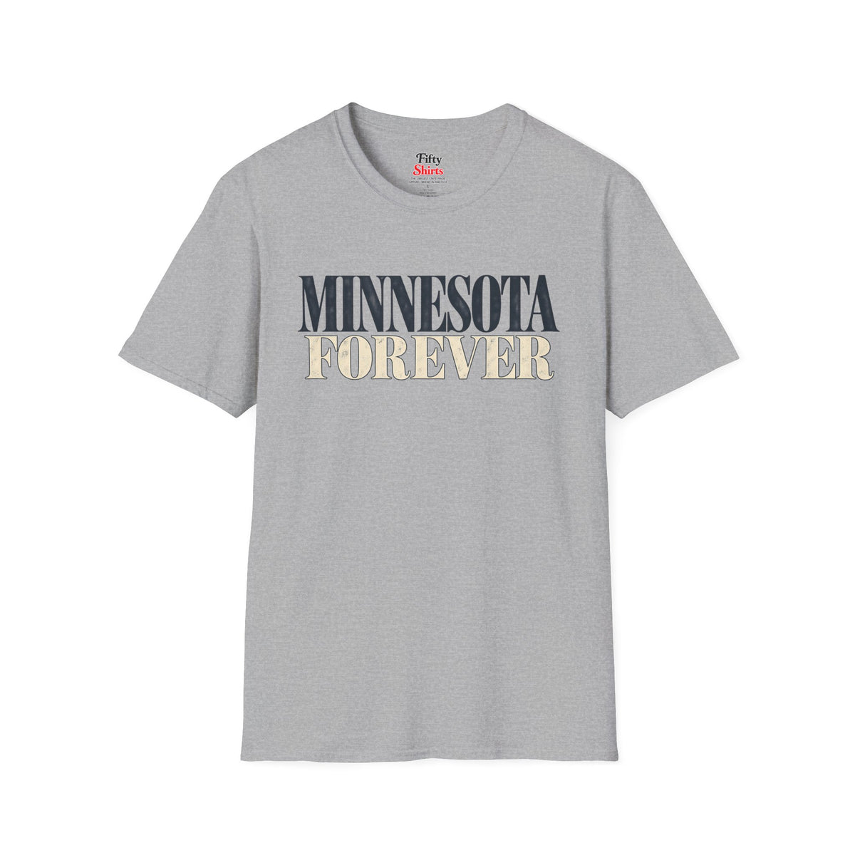 Minnesota Forever Unisex Softstyle T Shirt State Name Graphic Tee