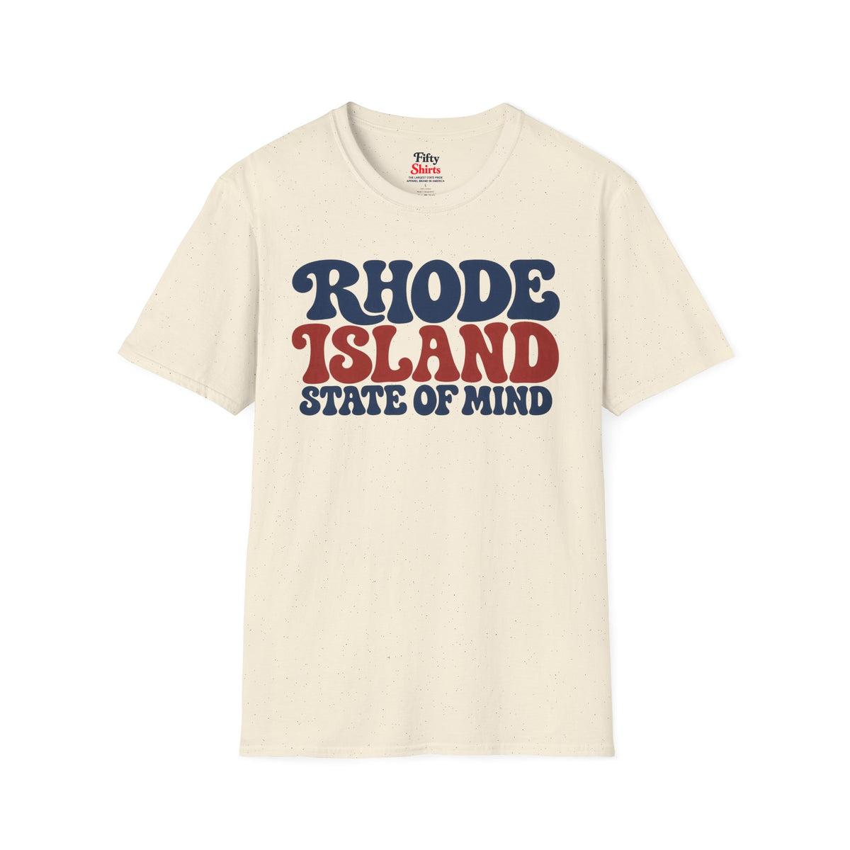 Rhode Island State of Mind Unisex Softstyle T Shirt State Name Graphic Tee
