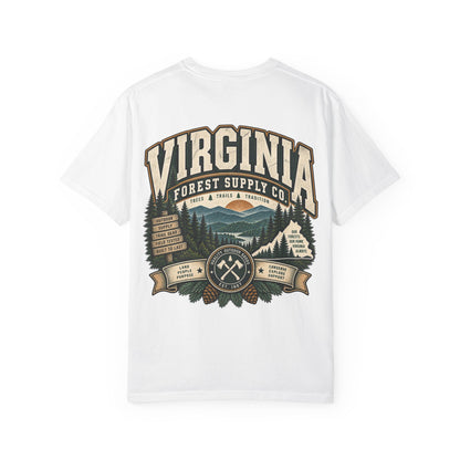 Virginia Forest Supply Co Unisex Comfort Color 1717 Streetwear Graphic Tee