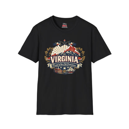 Virginia State Pride Unisex Softstyle T Shirt State Pride Graphic Tee Collections FS03