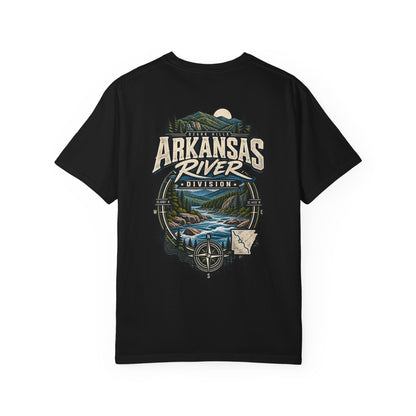 Arkansas River Division Unisex Comfort Color 1717 Streetwear Graphic Tee