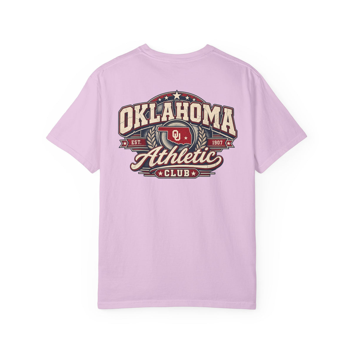 Oklahoma Athletic Club Unisex Comfort Color 1717 Streetwear Graphic Tee