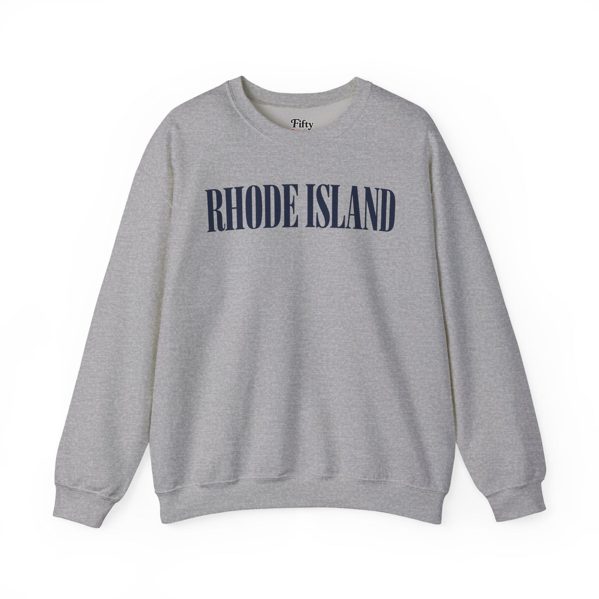 Rhode Island Unisex Crewneck Sweatshirt State Name Graphic