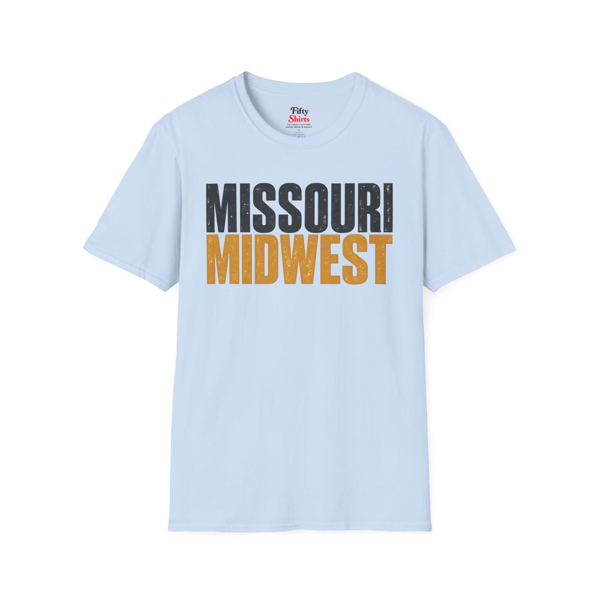 Missouri Midwest Unisex Softstyle T Shirt State Name Graphic Tee