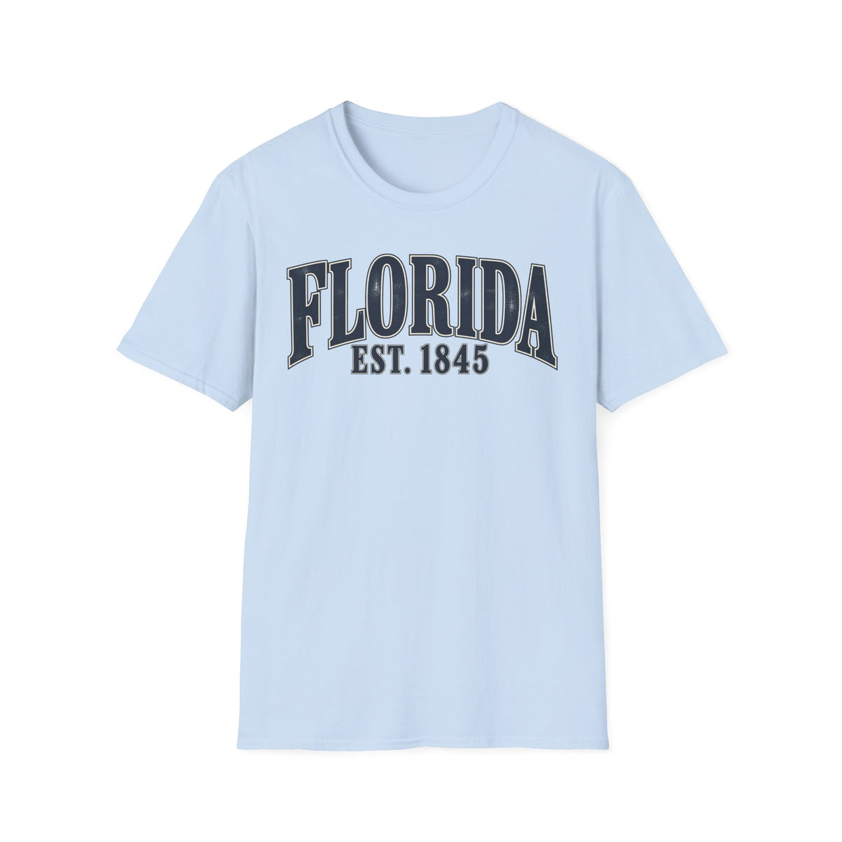 Florida EST. 1845 Unisex Softstyle T Shirt State Name Graphic Tee