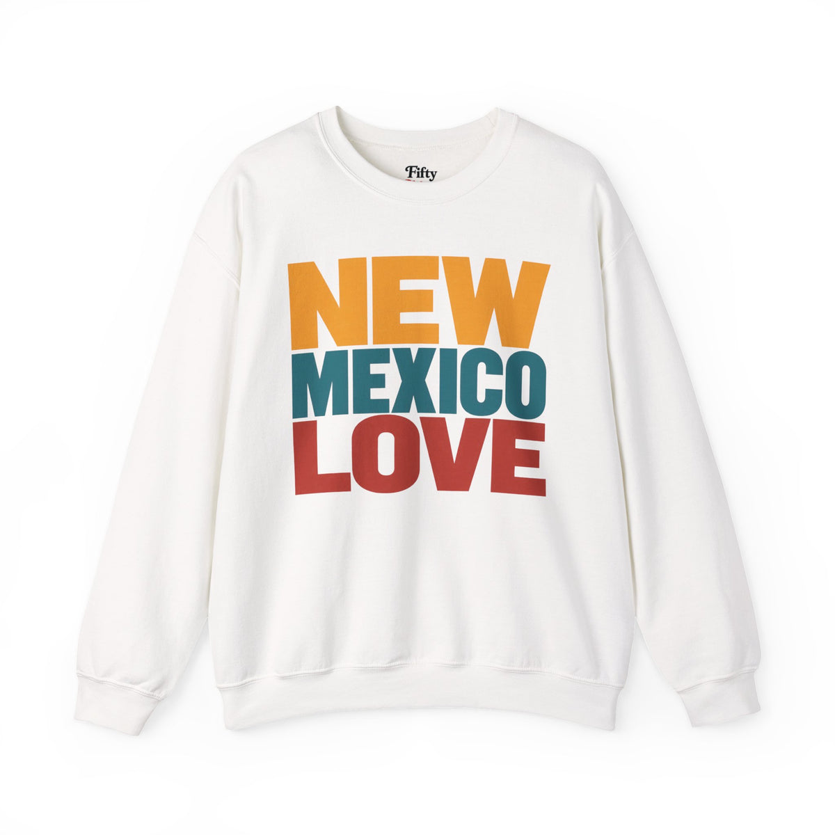 New Mexico Love Unisex Crewneck Sweatshirt State Name Graphic