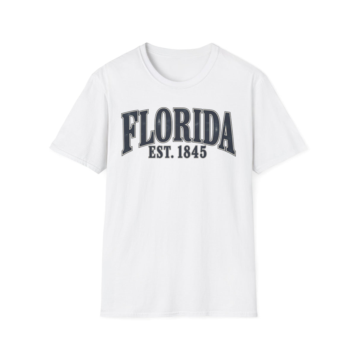 Florida EST. 1845 Unisex Softstyle T Shirt State Name Graphic Tee