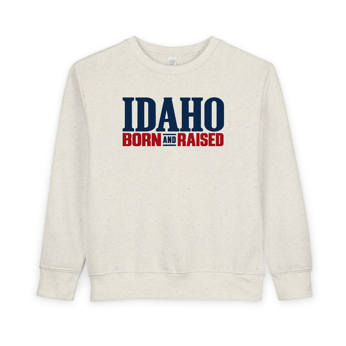 Idaho Born and Raised Premium Heritage Unisex Toddler Sweatshirt