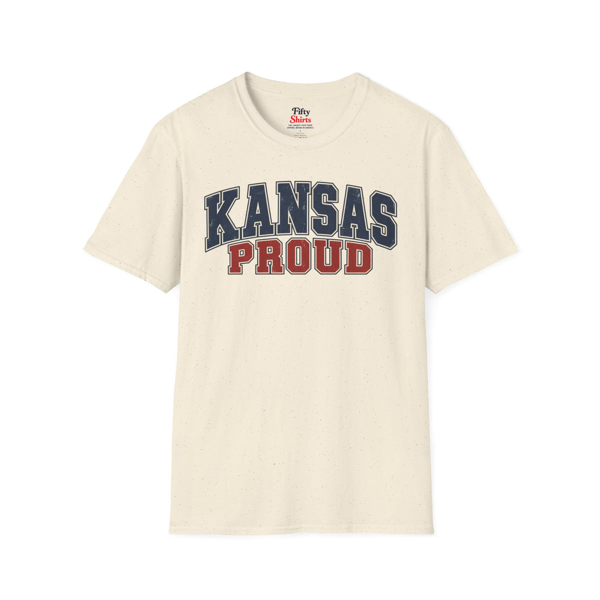 Kansas Proud Unisex Softstyle T Shirt State Name Graphic Tee