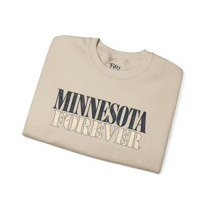 Minnesota Forever Unisex Crewneck Sweatshirt State Name Graphic