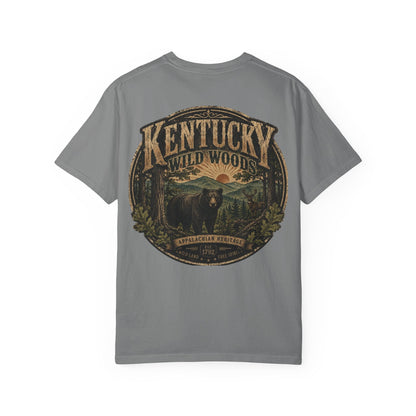 Kentucky Wild Woods Unisex Comfort Color 1717 Streetwear Graphic Tee
