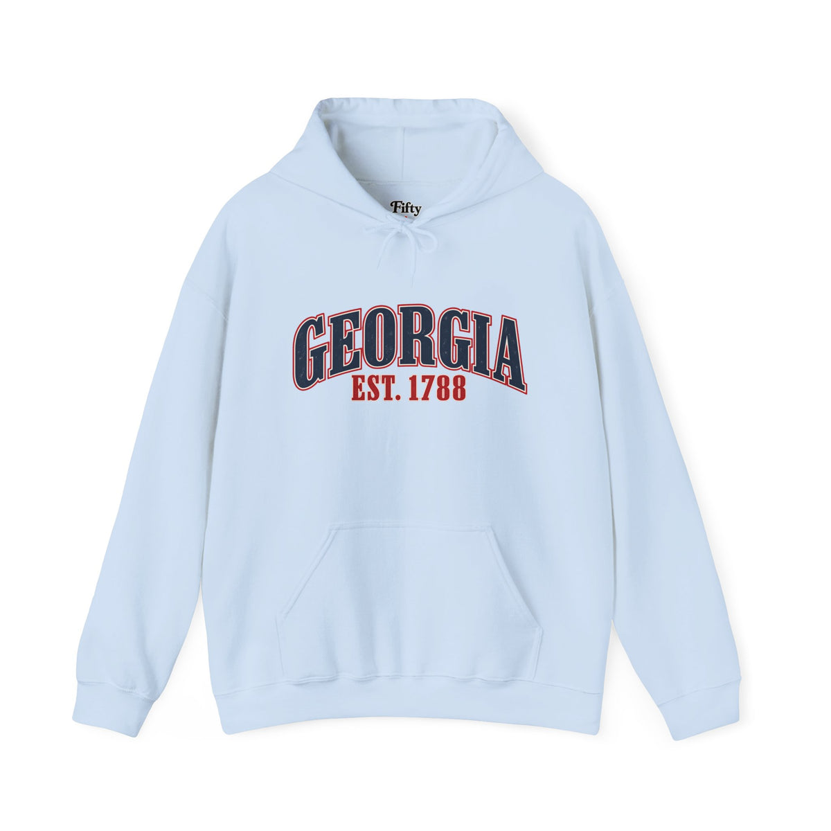 Georgia EST 1788 Unisex Hoodie State Name Graphic
