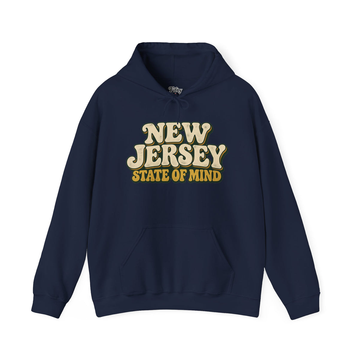 New Jersey State of Mind Unisex Hoodie State Name Graphic