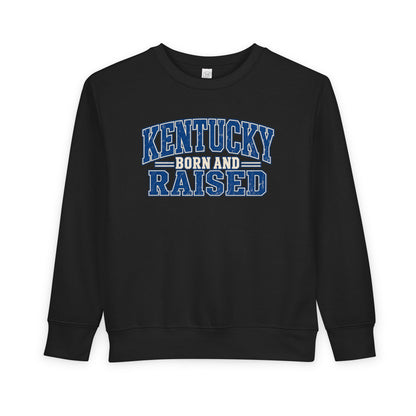 Kentucky Born and Raised Bluegrass Unisex Toddler Sweatshirt