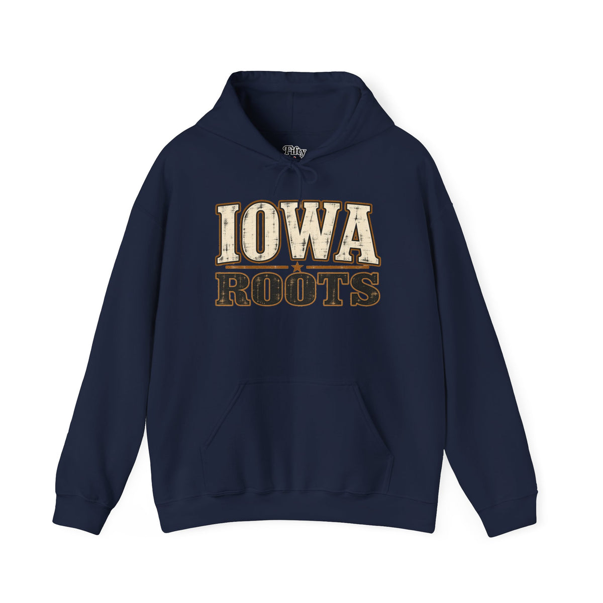 Iowa Roots Unisex Hoodie State Name Graphic