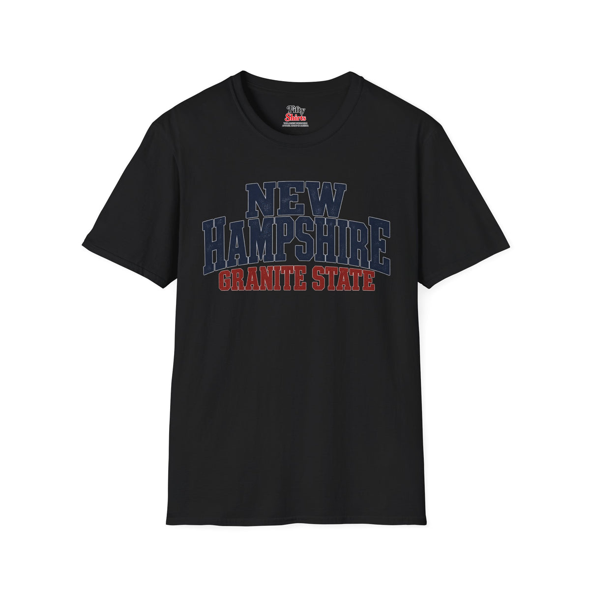 New Hampshire Granite State Unisex Softstyle T Shirt State Name Graphic Tee