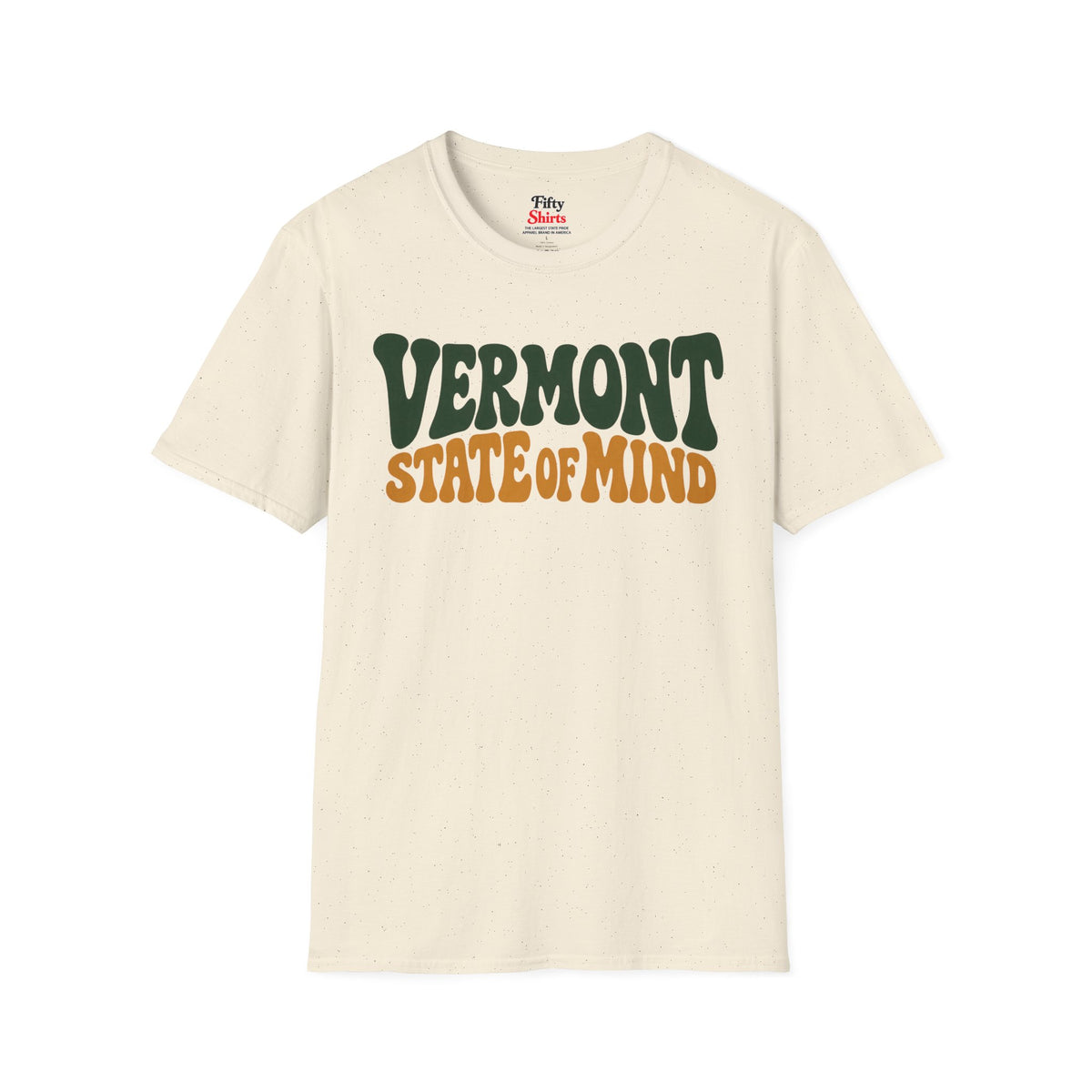 Vermont State Of Mind Unisex Softstyle T Shirt State Name Graphic Tee