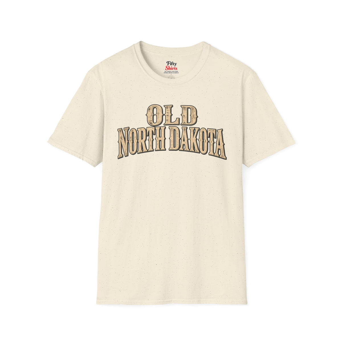 Old North Dakota Unisex Softstyle T Shirt State Name Graphic Tee