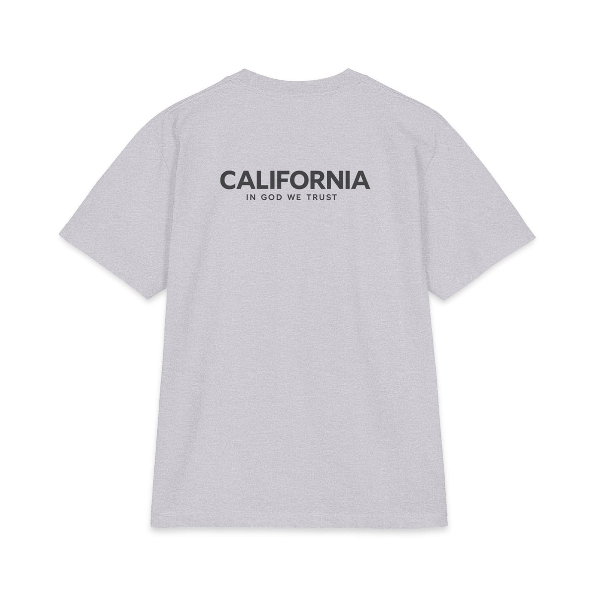 California All State In God We Trust Unisex Max Heavyweight Short Sleeve