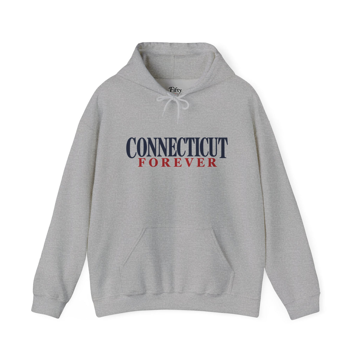 Connecticut Forever Unisex Hoodie State Name Graphic