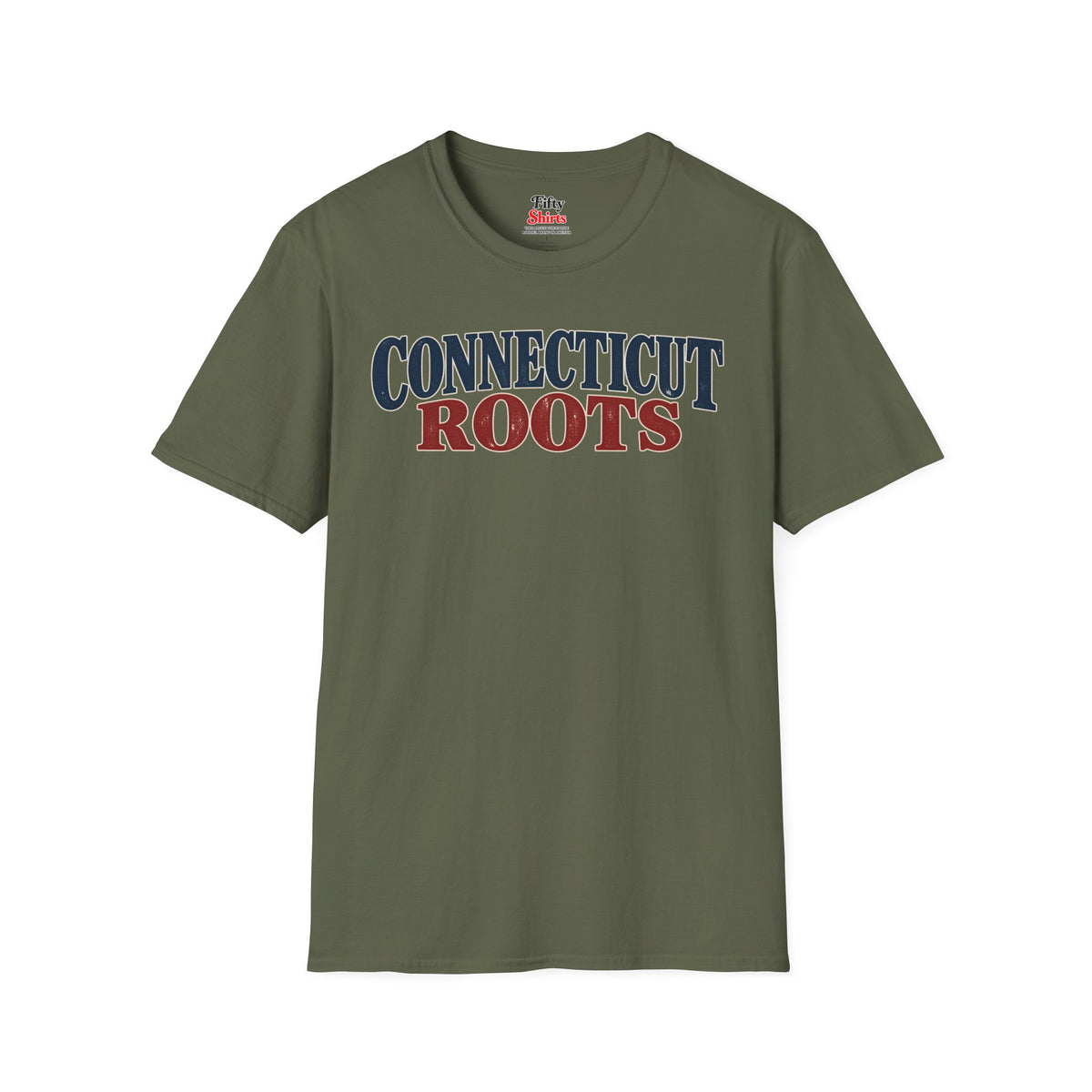 Connecticut Roots Unisex Softstyle T Shirt State Name Graphic Tee