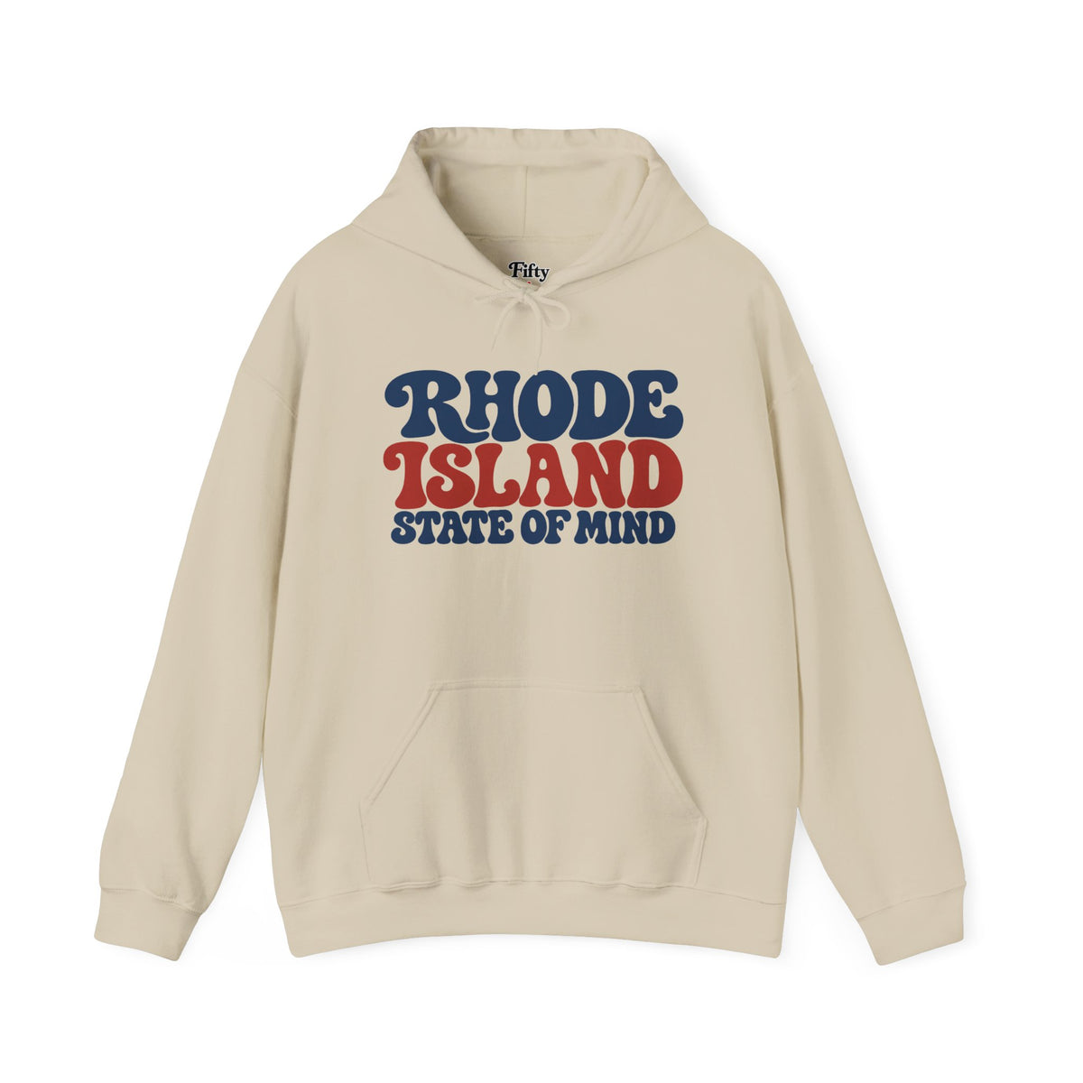 Rhode Island State of Mind Unisex Hoodie State Name Graphic