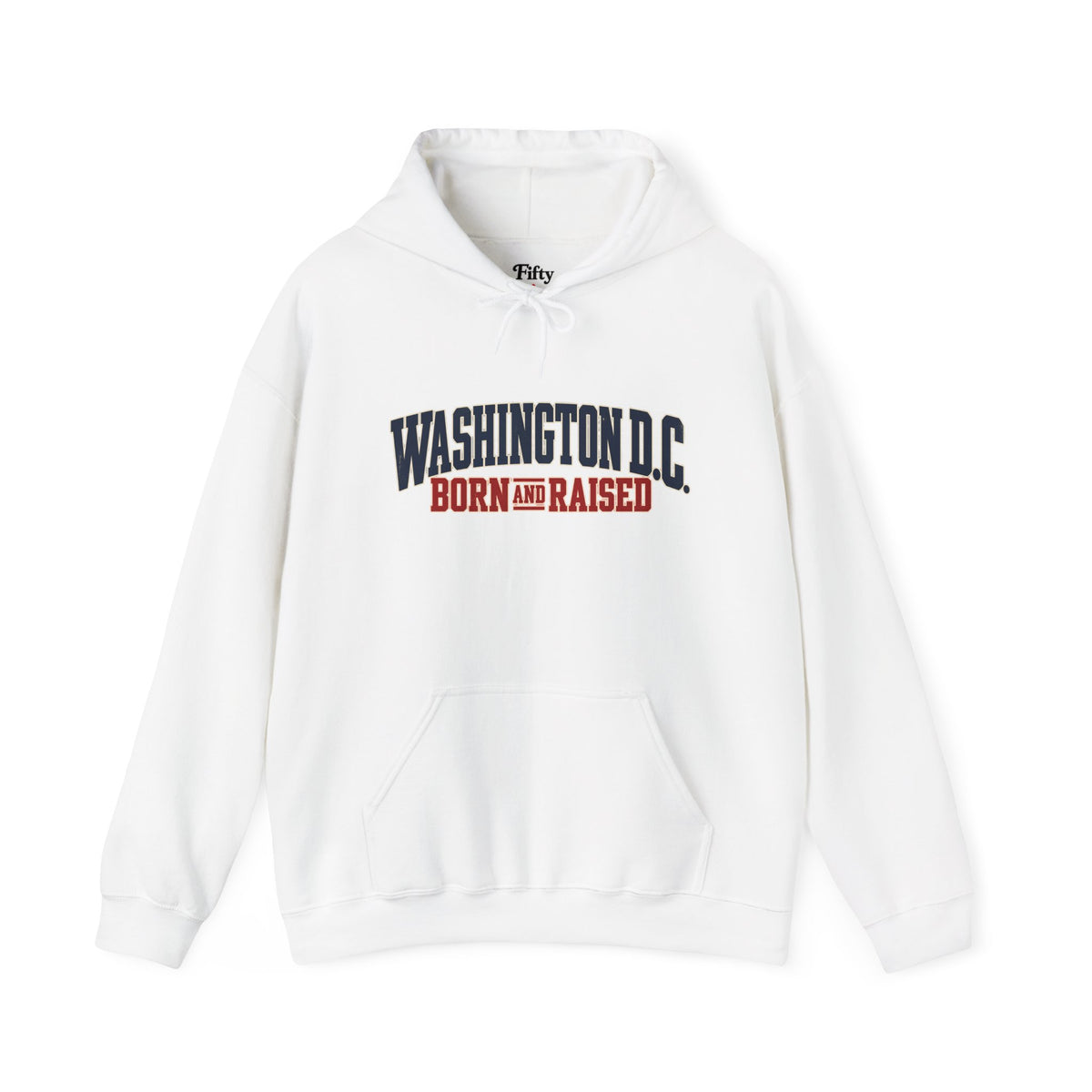 Washington DC Born and Raised Premium East Coast Unisex Hoodie Graphic