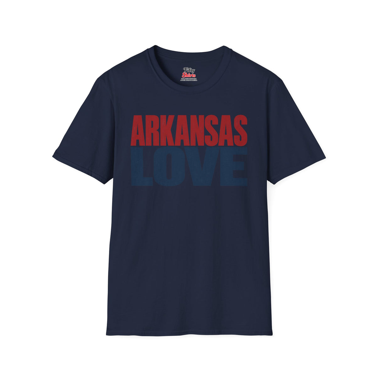 Arkansas Love Unisex Softstyle T Shirt State Name Graphic Tee