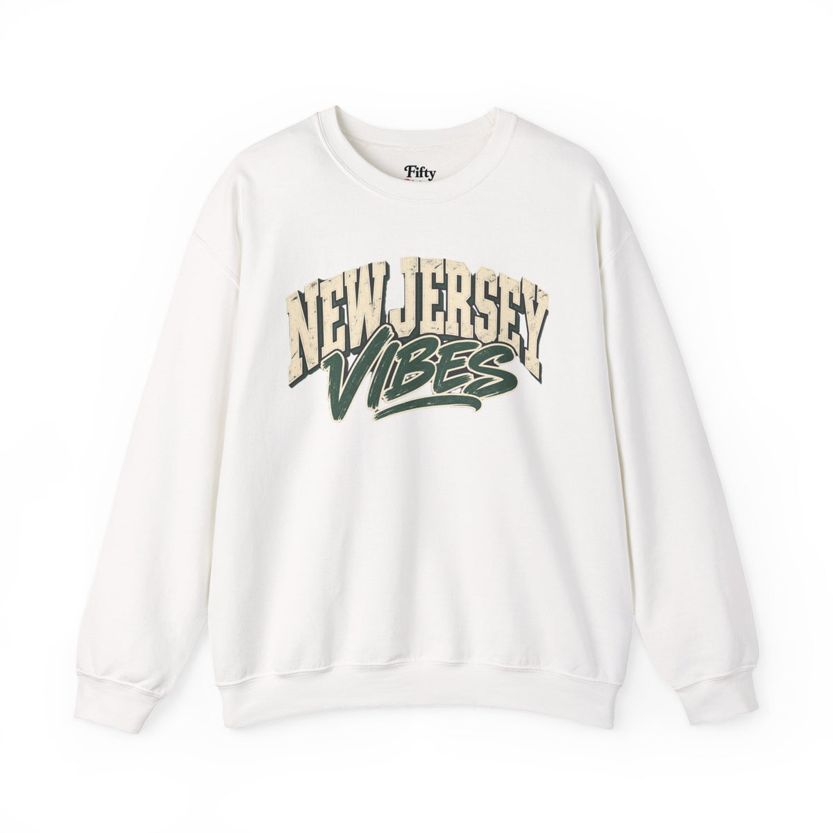 New Jersey Vibes Unisex Crewneck Sweatshirt State Name Graphic