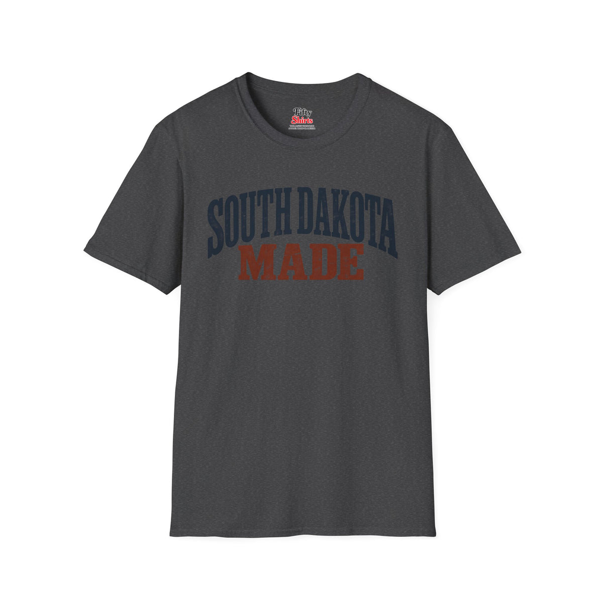 South Dakota Made Unisex Softstyle T Shirt State Name Graphic Tee