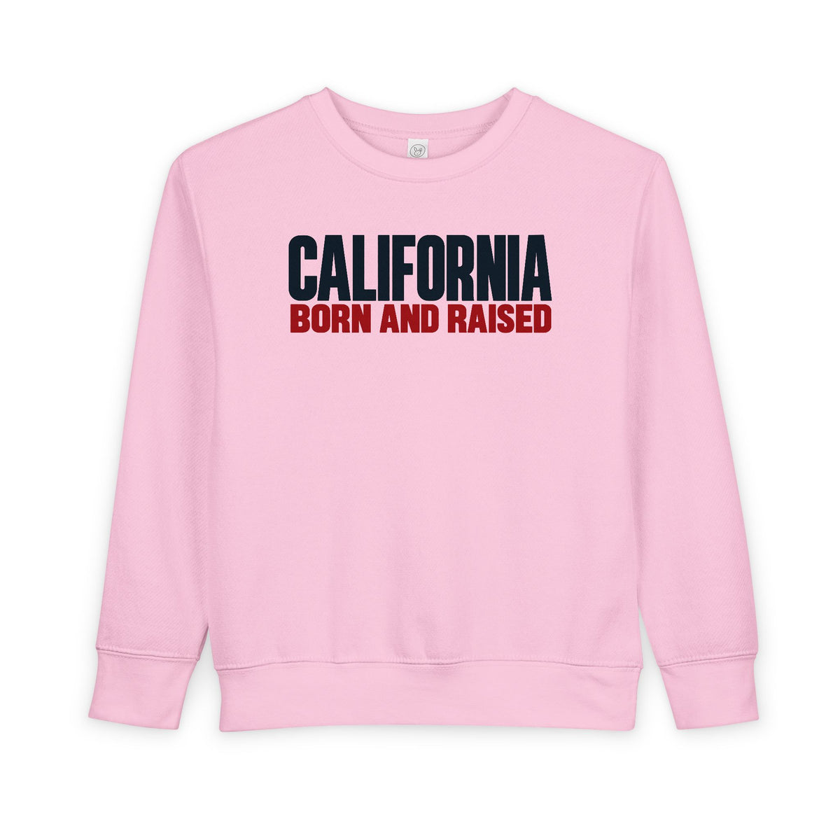 California Born and Raised Minimal Modern Unisex Toddler Sweatshirt