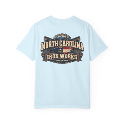 North Carolina Iron Works Unisex Comfort Color 1717 Streetwear Graphic Tee
