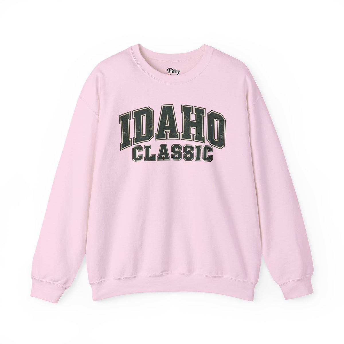 Idaho Classic Unisex Crewneck Sweatshirt State Name Graphic