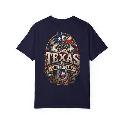 Texas Rodeo Club Unisex Comfort Color 1717 Streetwear Graphic Tee