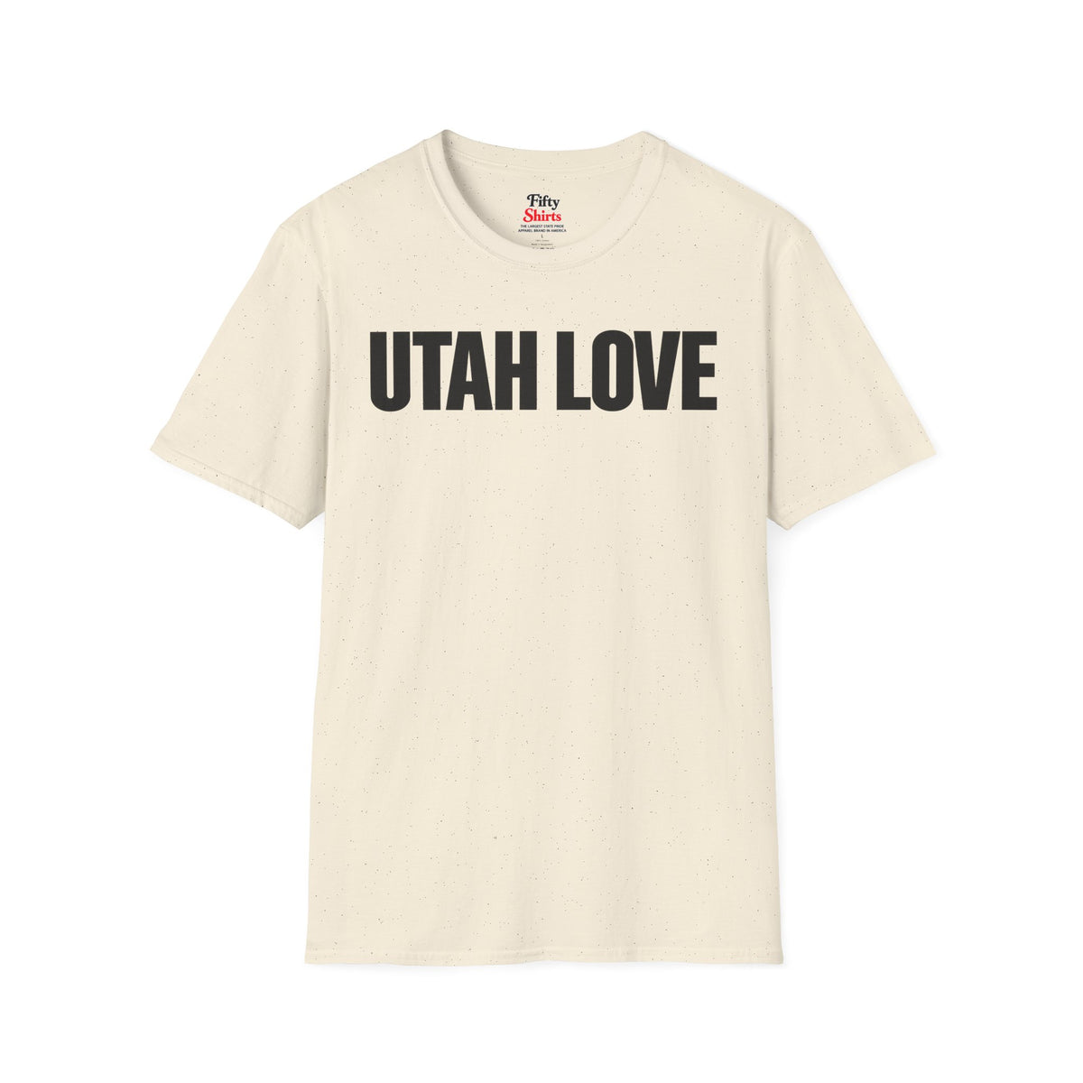Utah Love Unisex Softstyle T Shirt State Name Graphic Tee