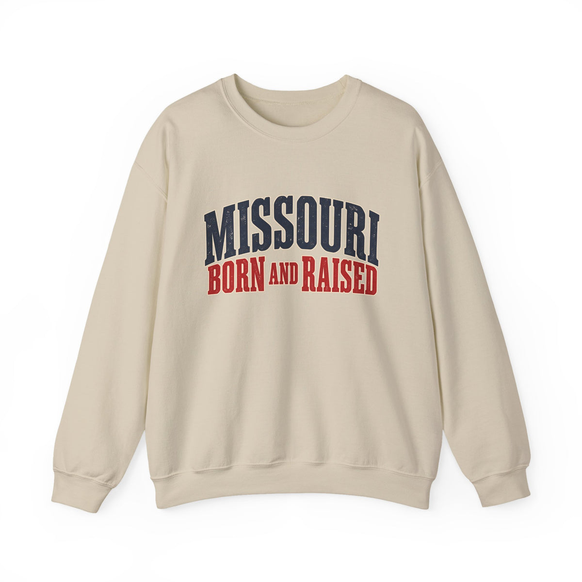 Missouri Born and Raised Midwest Heritage Unisex Sweatshirt Graphic