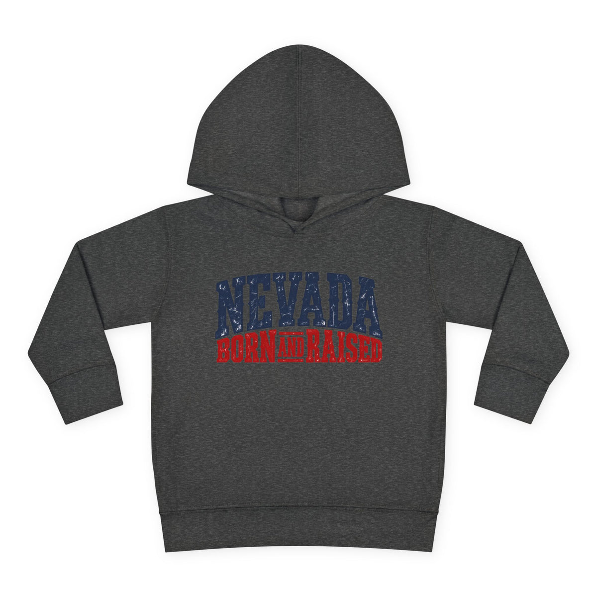 Nevada Born and Raised Rugged Western Unisex Toddler Pullover Fleece Hoodie