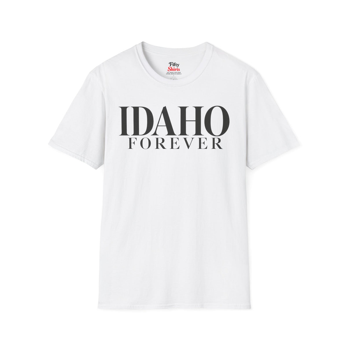 Idaho Forever Unisex Softstyle T Shirt State Name Graphic Tee