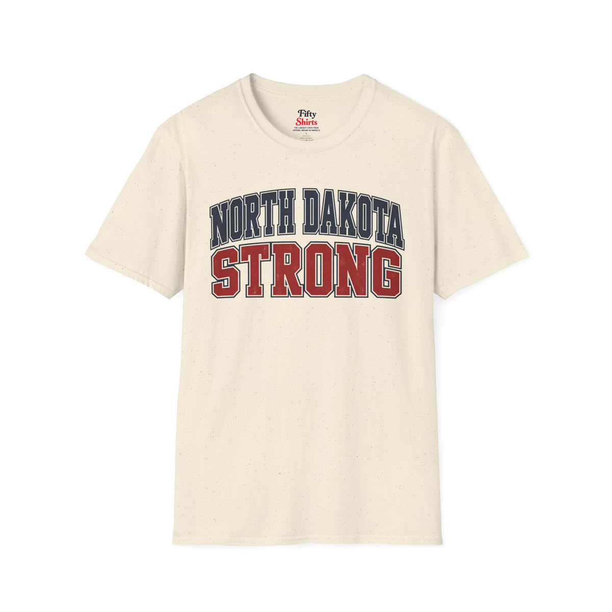 North Dakota Strong Unisex Softstyle T Shirt State Name Graphic Tee