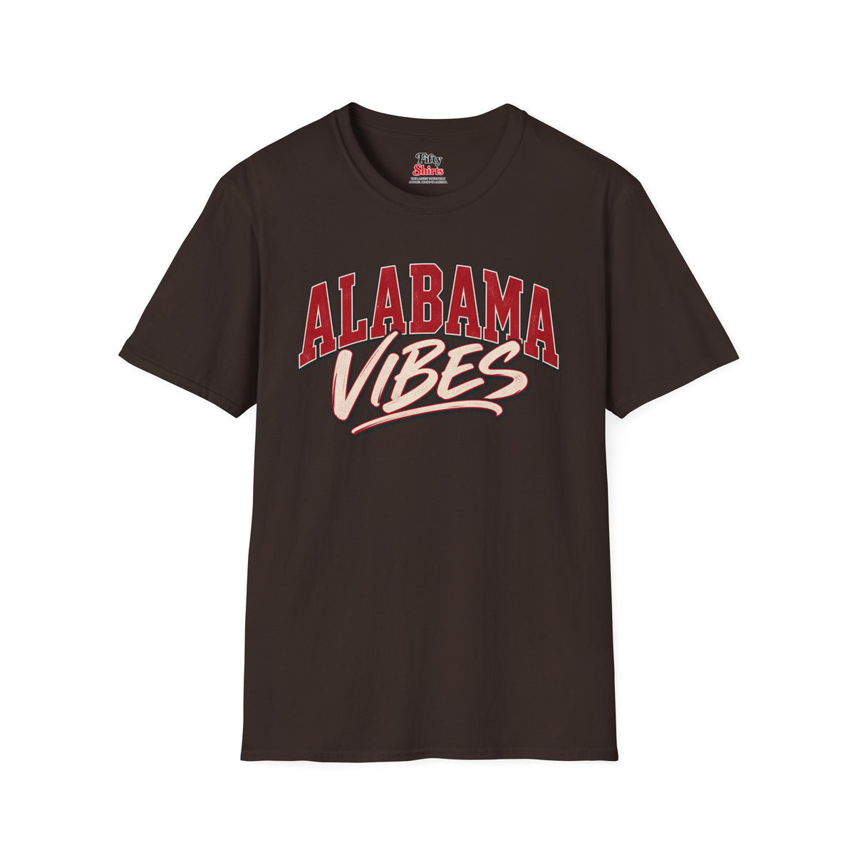 Alabama Vibes Unisex Softstyle T Shirt State Name Graphic Tee